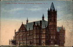 Crouse College, Syracuse University New York Postcard Postcard