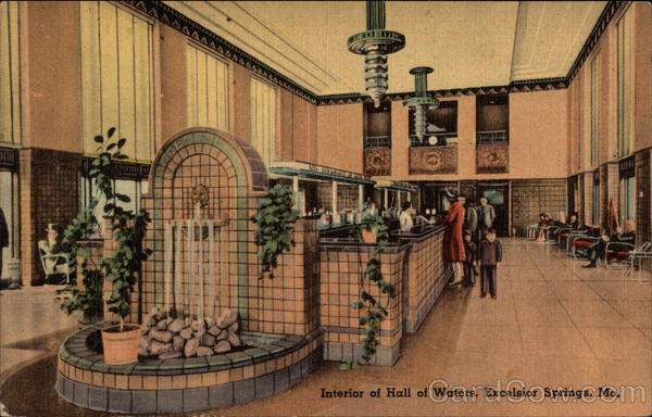 Interior Of Hall Of Waters Excelsior Springs Mo