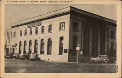 Security-First National Bank Oxnard, CA Postcard Postcard