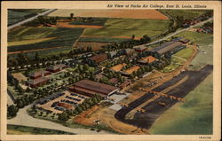 Air view of Parks Air College East St. Louis, IL Postcard Postcard