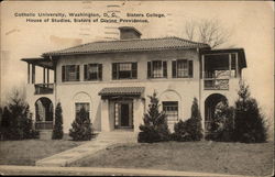 Catholic University, Sisters College. House of Studies, Sisters of Divine Providence Postcard