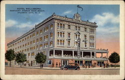 Hotel Wellsboro, Kentucky Avenue near Beach Atlantic City, NJ Postcard Postcard