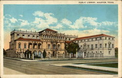 Public Library Houston, TX Postcard Postcard