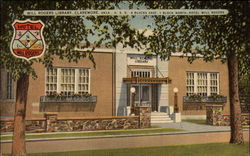 Will Rogers Library Postcard