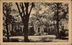 Duxbury Free Library Massachusetts Postcard Postcard