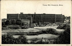 Verney Mill Brunswick, ME Postcard Postcard