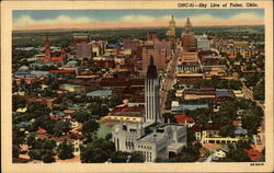 Sky Line Tulsa, OK Postcard Postcard