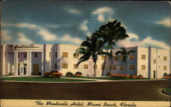 The Monticello Hotel Miami Beach, FL Postcard Postcard