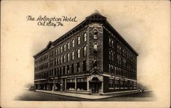 The Arlington Hotel Oil City, PA Postcard Postcard