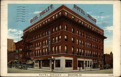 Hotel Holley Bradford, PA Postcard Postcard