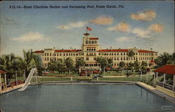 Hotel Charlotte Harbor and Swimming Pool Postcard