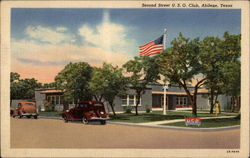 Second Street U.S.O. Club Postcard