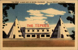 The Tepees Denver, CO Postcard Postcard