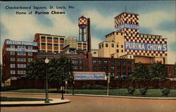 Checkboard Square, Home of Purina Chows St. Louis, MO Postcard Postcard