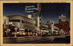 American Broadcasting Company (KECA), Vine Street Hollywood, CA Postcard Postcard