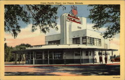 Union Pacific Depot Las Vegas, NV Postcard Postcard