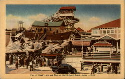 View of Noah's Ark and Slide Postcard