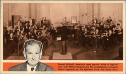 Everett Mitchell with Whitey Berquist & Homesteaders Orchestra Celebrities Postcard Postcard