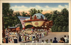 Glen Echo Park World Cruise Maryland Postcard Postcard