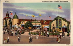 Old Heidelberg - Chicago World's Fair Postcard