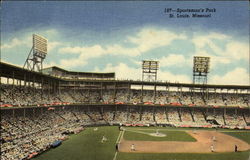 Sportman's Park Postcard