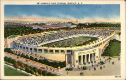 Buffalo Civic Stadium New York Postcard Postcard