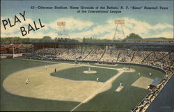 Offerman Stadium Buffalo, NY Postcard Postcard