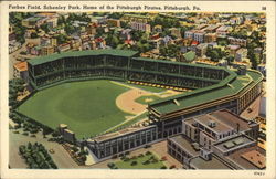 Forbes Field, Schenley Park, Home of the Pittsburgh Pirates Pennsylvania Postcard Postcard