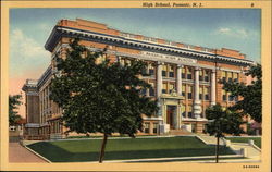 High School Passaic, NJ Postcard Postcard