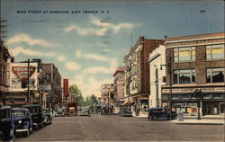 Main Street at Harrison Postcard