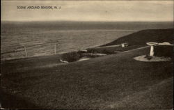 Scene of the Coastline around Seaside Postcard