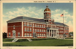 Public School No. 1 Passaic, NJ Postcard Postcard