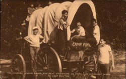 The Covered Wagon Postcard