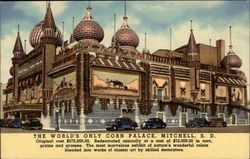 The World's Only Corn Palace Mitchell, SD Postcard Postcard