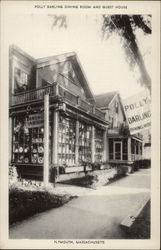 Polly Darling Dining Room and Guest House Plymouth, MA Postcard Postcard