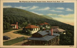 The Wigwam and Western Summit Cabins Mohawk Trail, MA Postcard Postcard