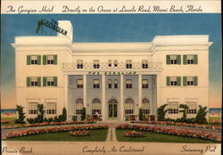 The Georgian Hotel Miami Beach, FL Postcard Postcard