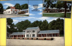 Marion Tourist Court and Sunset Restaurant Postcard