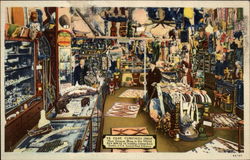 'Ye Olde Curiosity Shop Beats the Dickens' Postcard