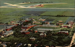 Air View, Agricultural College Fargo, ND Postcard Postcard