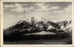 Mount Ben Lomond Ogden, UT Postcard Postcard