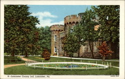 Lancaster County Jail Pennsylvania Postcard Postcard