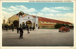 National Orange Show Building Postcard