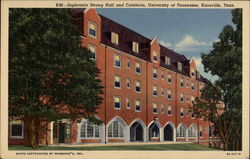 Sophronia Strong Hall and Cafeteria, University of Tennessee Knoxville, TN Postcard Postcard