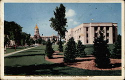 State Capitol and Supreme Court Library Cheyenne, WY Postcard Postcard