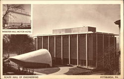 Scaife Hall of Engineering Pittsburgh, PA Postcard Postcard