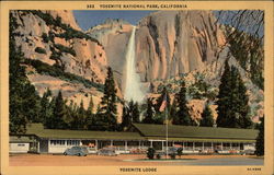 Yosemite Lodge Yosemite National Park Postcard Postcard