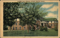 Campbell Hall, Sterling College Postcard