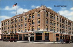 New Grand Hotel Billings, MT Postcard Postcard