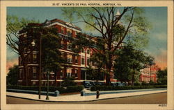 St. Vincents de Paul Hospital Postcard